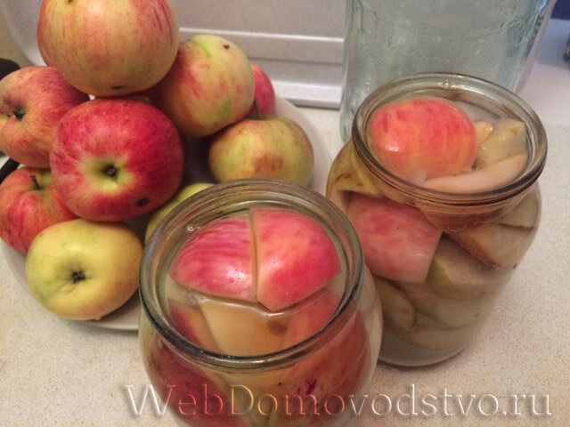 Компот из яблок на зиму без сахара - рецепт без варки и стерилизации