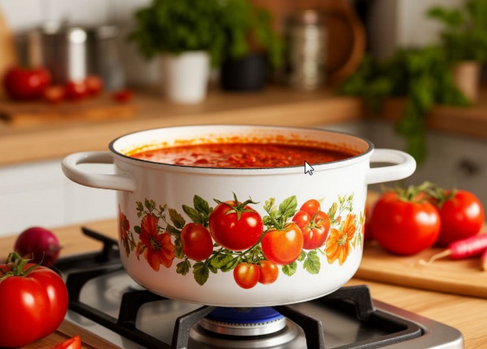Пикантная икра из редиса с томатом